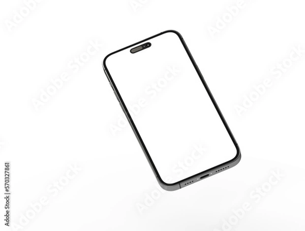 Fototapeta phone 3d illustration mockup smartphone 3d