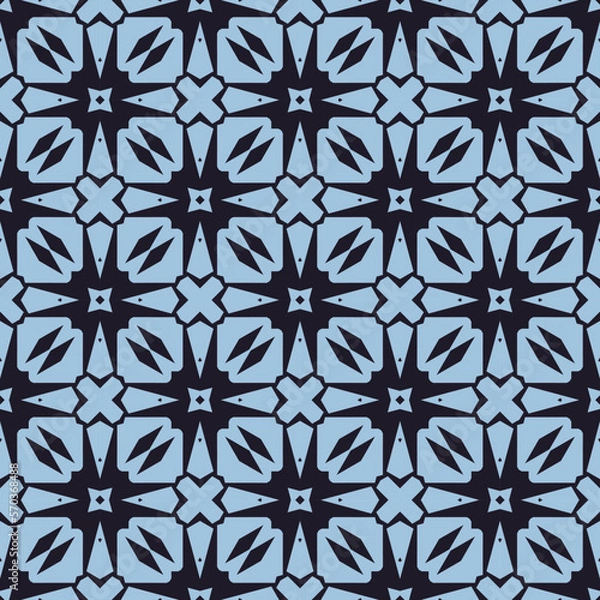 Fototapeta Geometric pattern. Seamless vector background. Ethnic graphic design.	