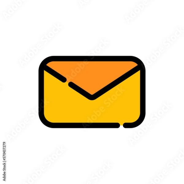 Fototapeta Contact Us User Interface Icon Vector Design