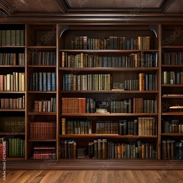 Obraz shelves with books