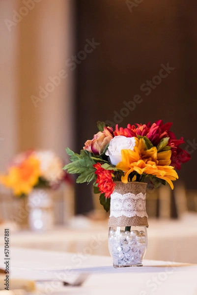Obraz wedding table arrangement