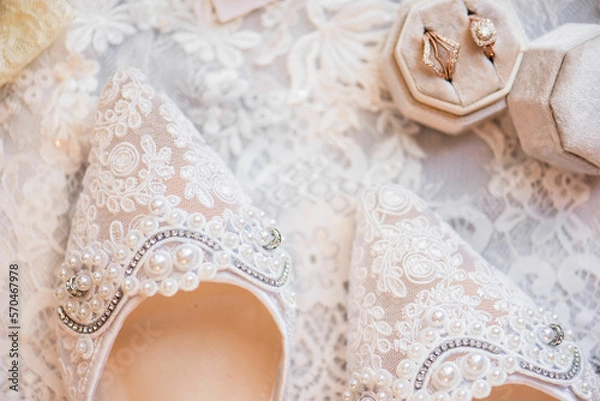 Obraz wedding shoes 