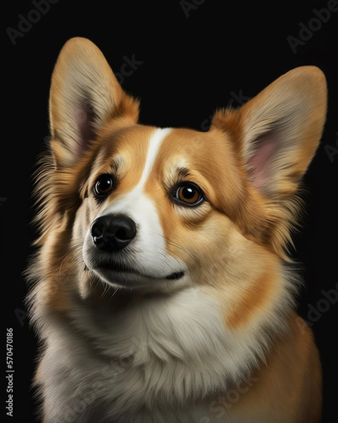 Fototapeta realistic dog