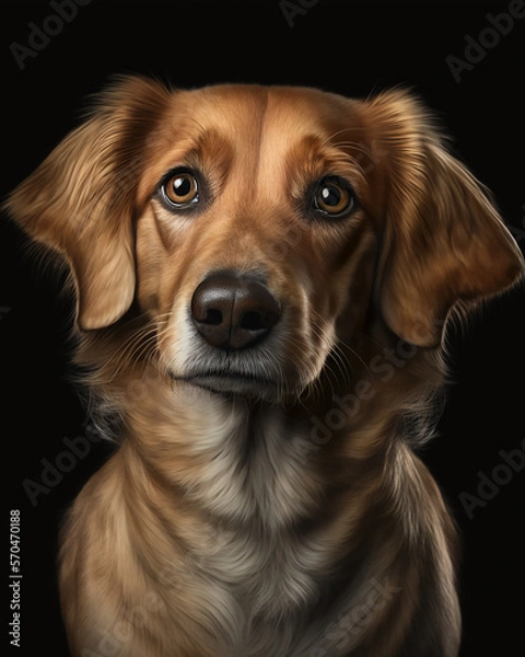 Fototapeta realistic dog