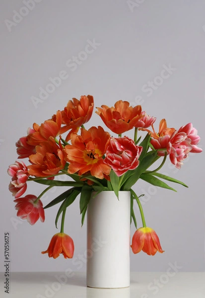 Obraz vase with tulips