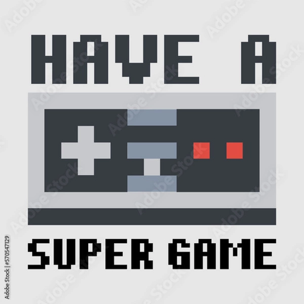 Fototapeta retro console game