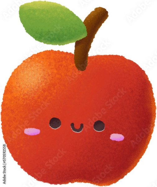 Obraz Cute Apple Illustration