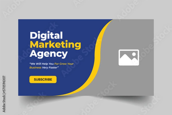 Fototapeta Youtube thumbnail design