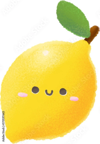 Obraz Cute Lemon Illustration