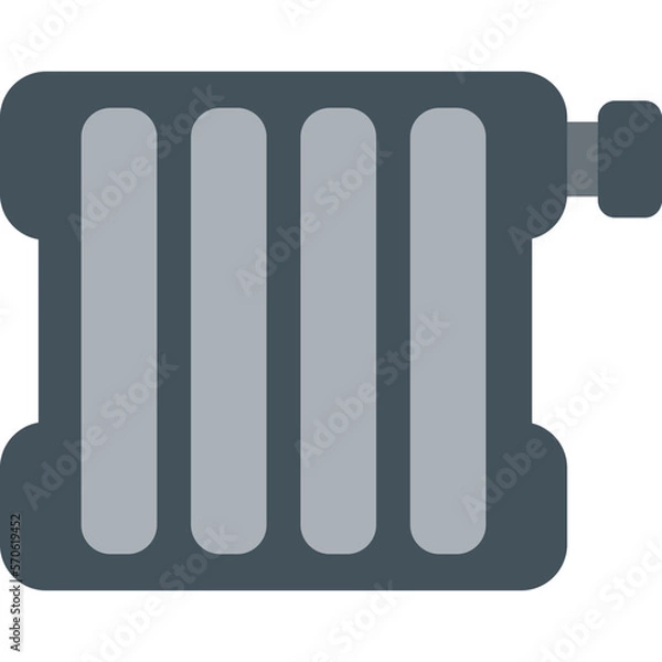 Fototapeta Radiator Icon