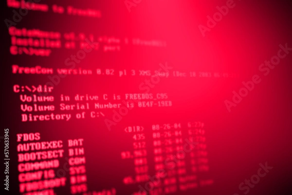 Fototapeta Programming code abstract technology background