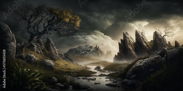 Obraz Fantasy natural environment 