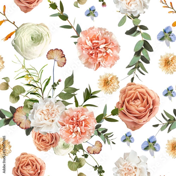 Obraz Delicate floral pattern