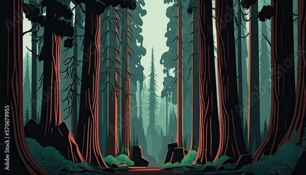 Obraz Redwood Forest 