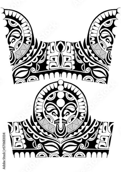 Obraz tribale polinesiano 