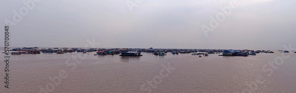 Fototapeta Floating Village Panorama