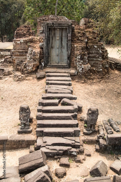 Obraz Door at Angkor Wat