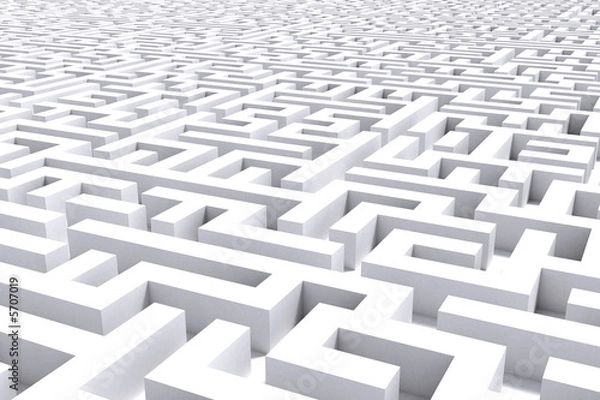 Obraz white maze