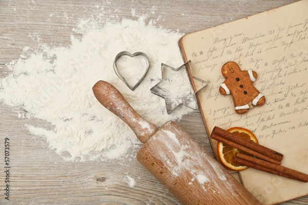 Fototapeta Plätzchen backen