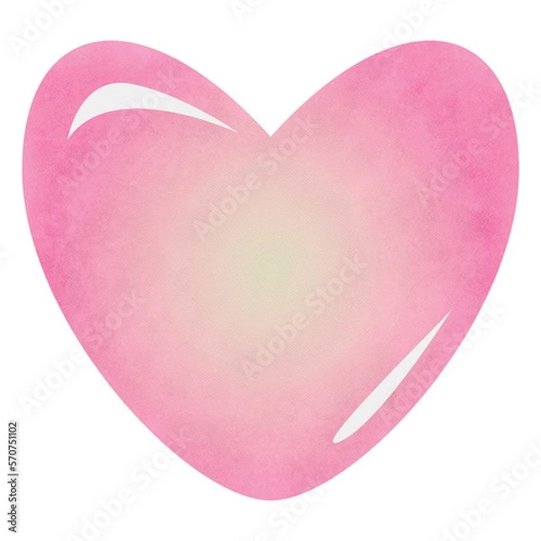 Fototapeta symbol heart shape colorful