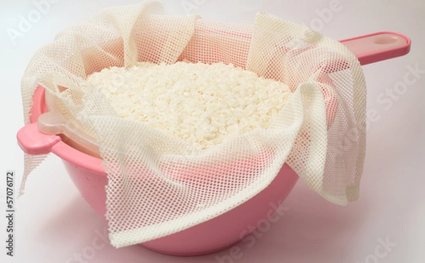 Fototapeta fried rice in net