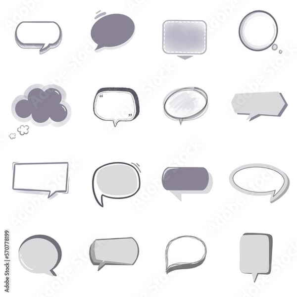 Fototapeta Speech Bubbles 