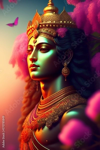 Obraz golden buddha statue