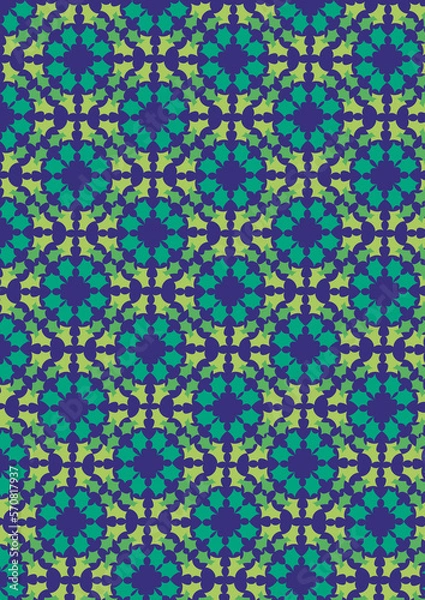 Obraz seamless pattern with tiles