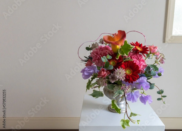 Fototapeta バレンタインのフラワーアレンジメン