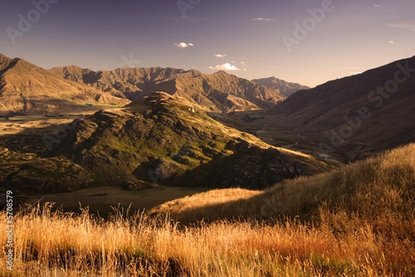 Obraz Evening Light Mountains View