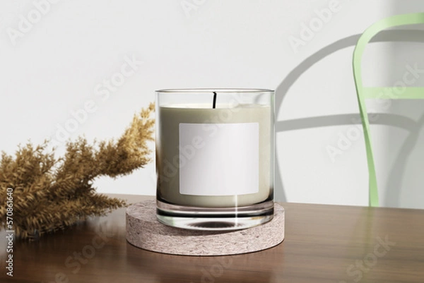 Fototapeta Candle Label