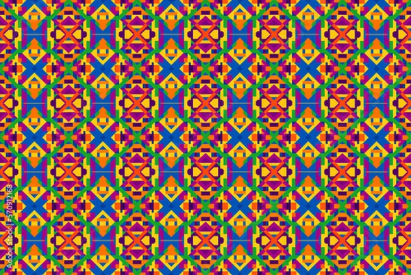 Fototapeta Serene Symmetry: A Calm and Cohesive Pattern Design