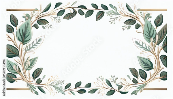 Obraz floral background generative ai