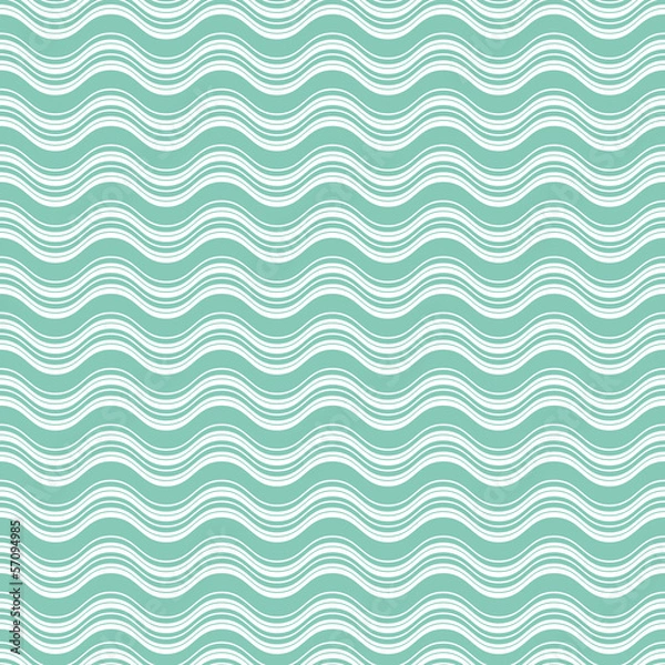 Fototapeta Geometric wave seamless pattern background