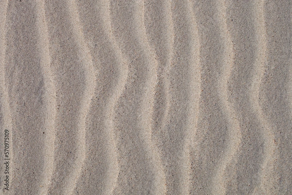 Obraz Close up of Ripples of Sand on  beach in North Carolina, summer,