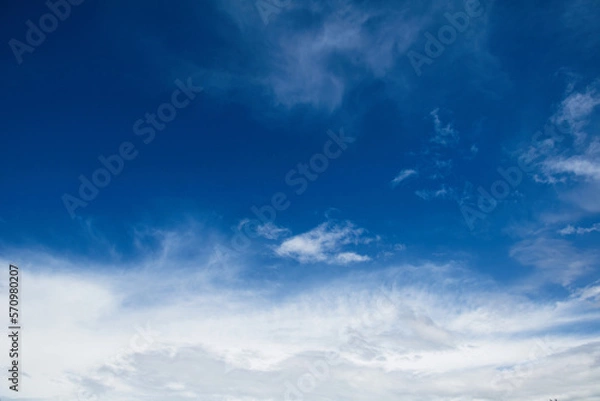 Obraz Nature deep blue sky background, texture for Design