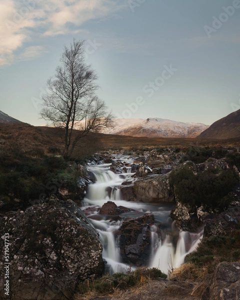 Obraz waterfall in the mountains