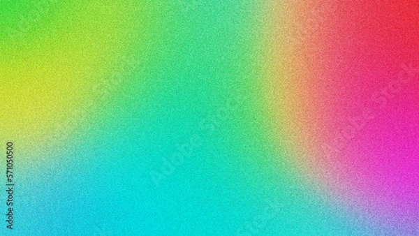 Fototapeta 4K Digital grainy gradient with a colorful soft noise effect. A unique blend of vintage vibes and lo-fi VHS Glitch Texture.