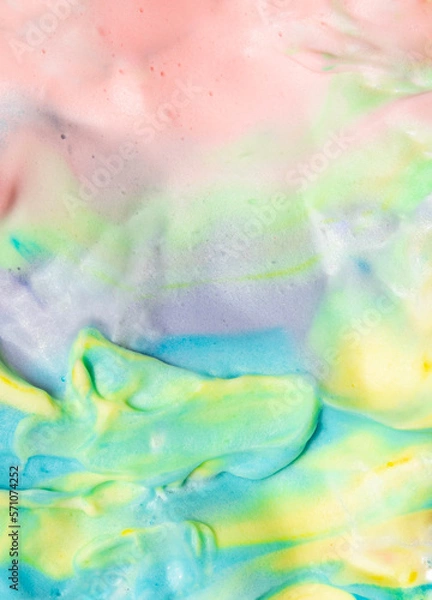 Fototapeta Abstract colorful background. Creative modern mixing pastel colors concept.