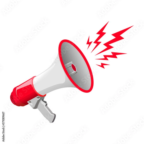 Fototapeta Megaphone Vector Image And Illustration-01
