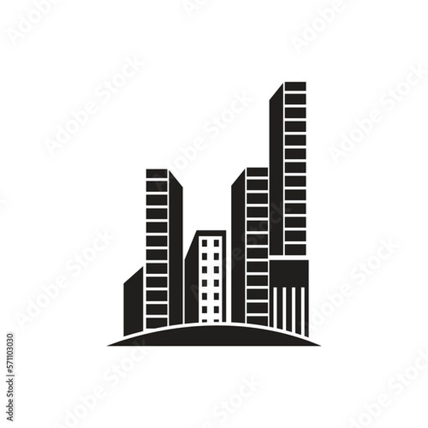 Fototapeta building icon