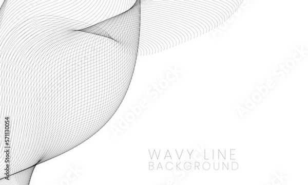 Obraz Grey Purple Wave Lines Background