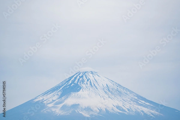 Fototapeta 富士山 残雪 雪景色 世界遺産