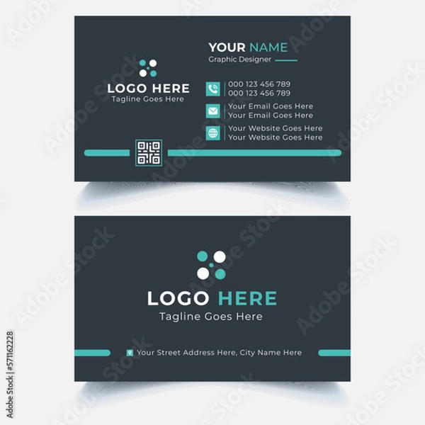 Obraz Modern Business Card Template Design