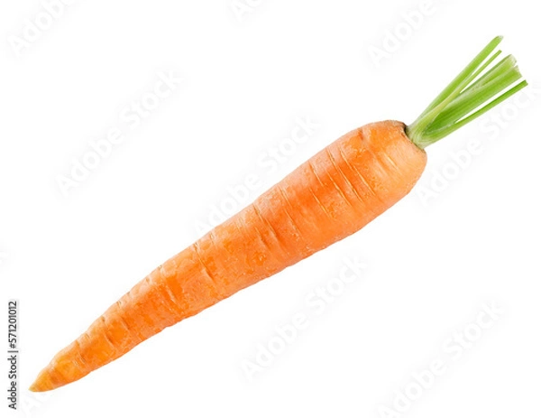Fototapeta Carrot isolated on transparent background. PNG format	
