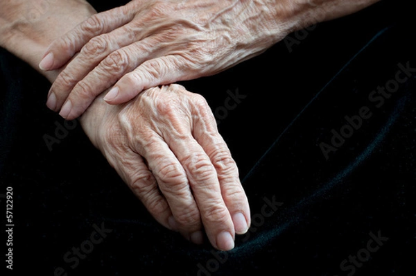 Obraz elderly hands