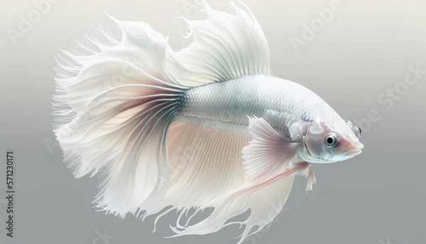 Obraz An siamese betta fish Ai generative image