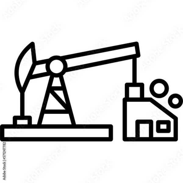 Fototapeta Oil Pump Icon