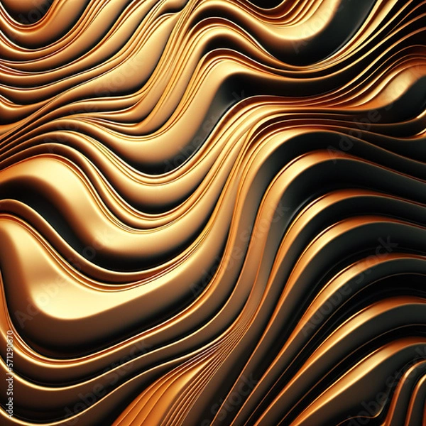 Fototapeta close-up_of_a_background_of_golden_waves