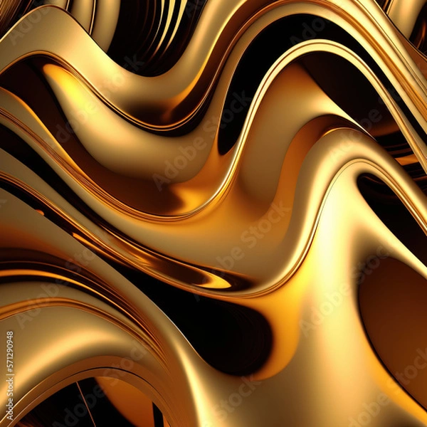 Fototapeta close-up_of_a_background_of_golden_waves